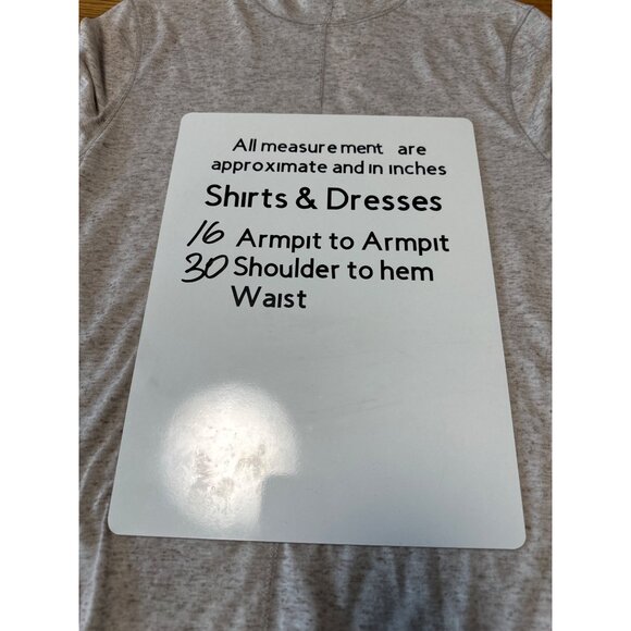 Free People Intimately Beige Heathered Long Sleeve Turtleneck Tunic Top Womens M - Picture 8 of 8